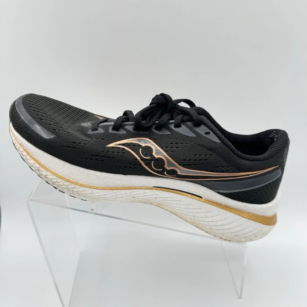 Saucony Endorphin Speed 3 Black Gold Running Shoes Mens 10.5 S20756-10